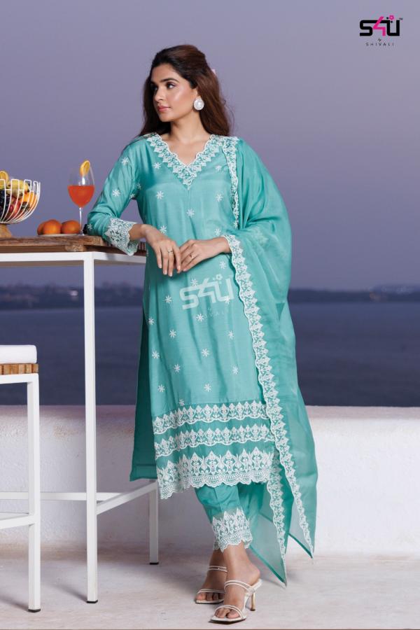 S4u Libas Vol 02 Designer Kurti Bottom With Dupatta Collection